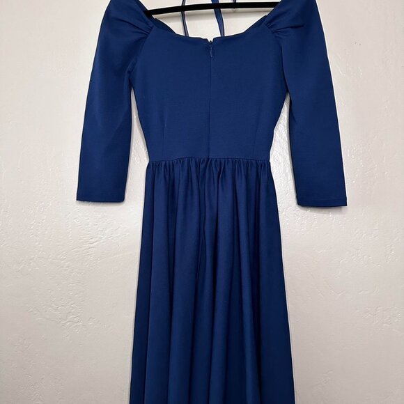 Starlet Swing Dress in Cornflower Blue- Vixen by Micheline Pitt XS - Picture 3 of 4